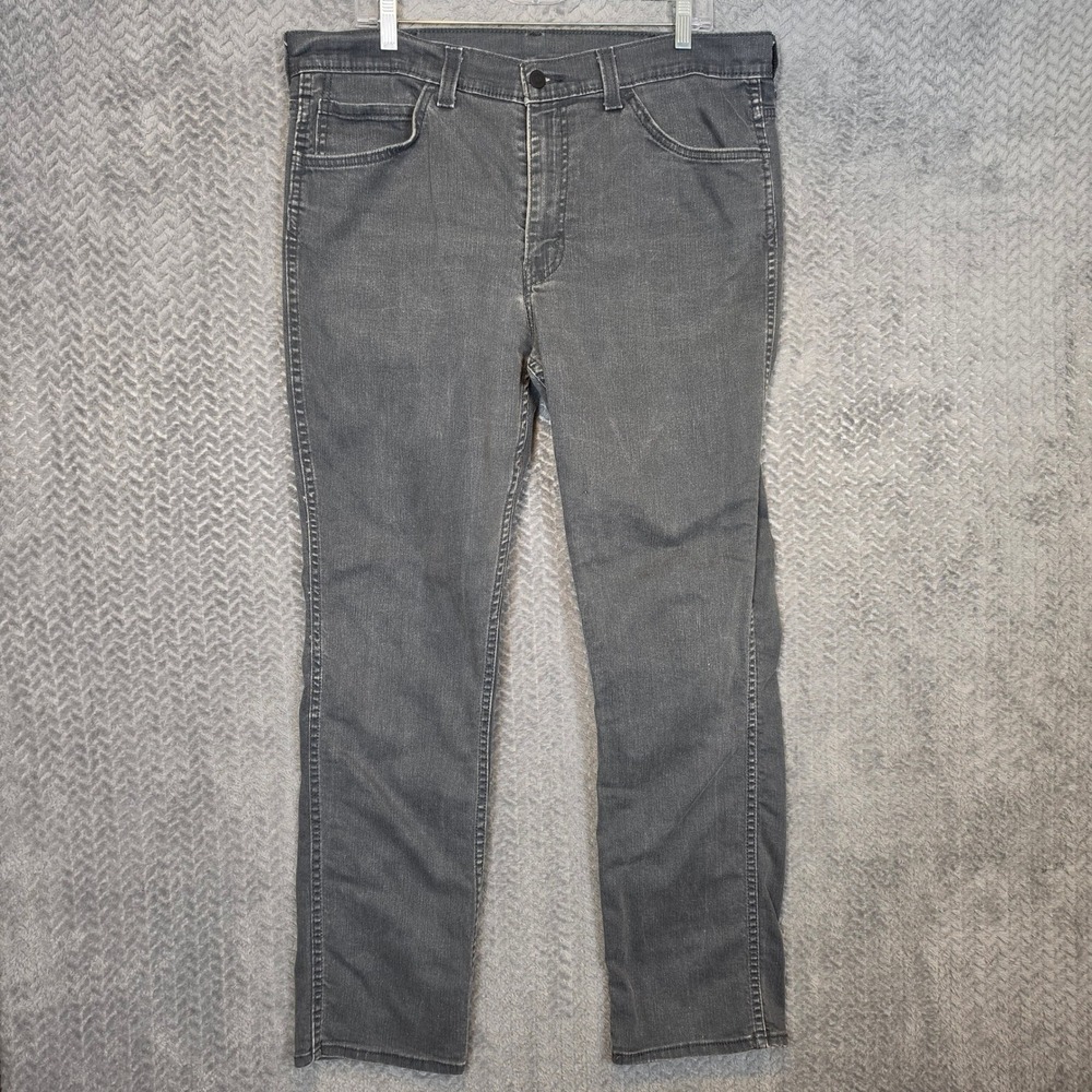 Levis 511 Slim Fit Charcoal Gray Jeans‎ Mens 38x32 84511-0215 Stretch Denim